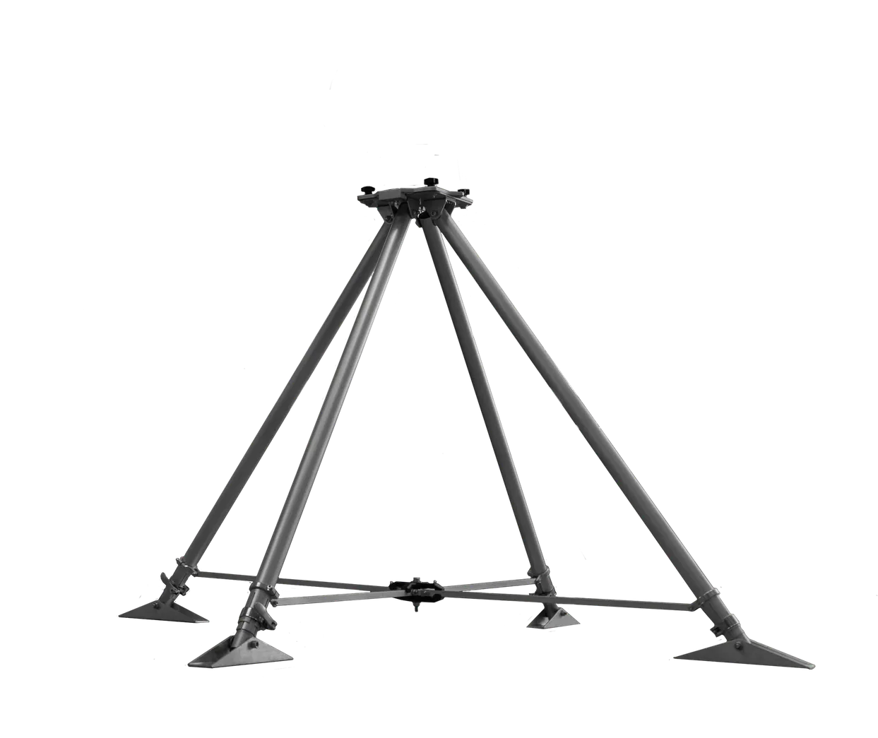 UKRSPECSYSTEMS M-100 foldable quadropod for field antenna tracker deployment