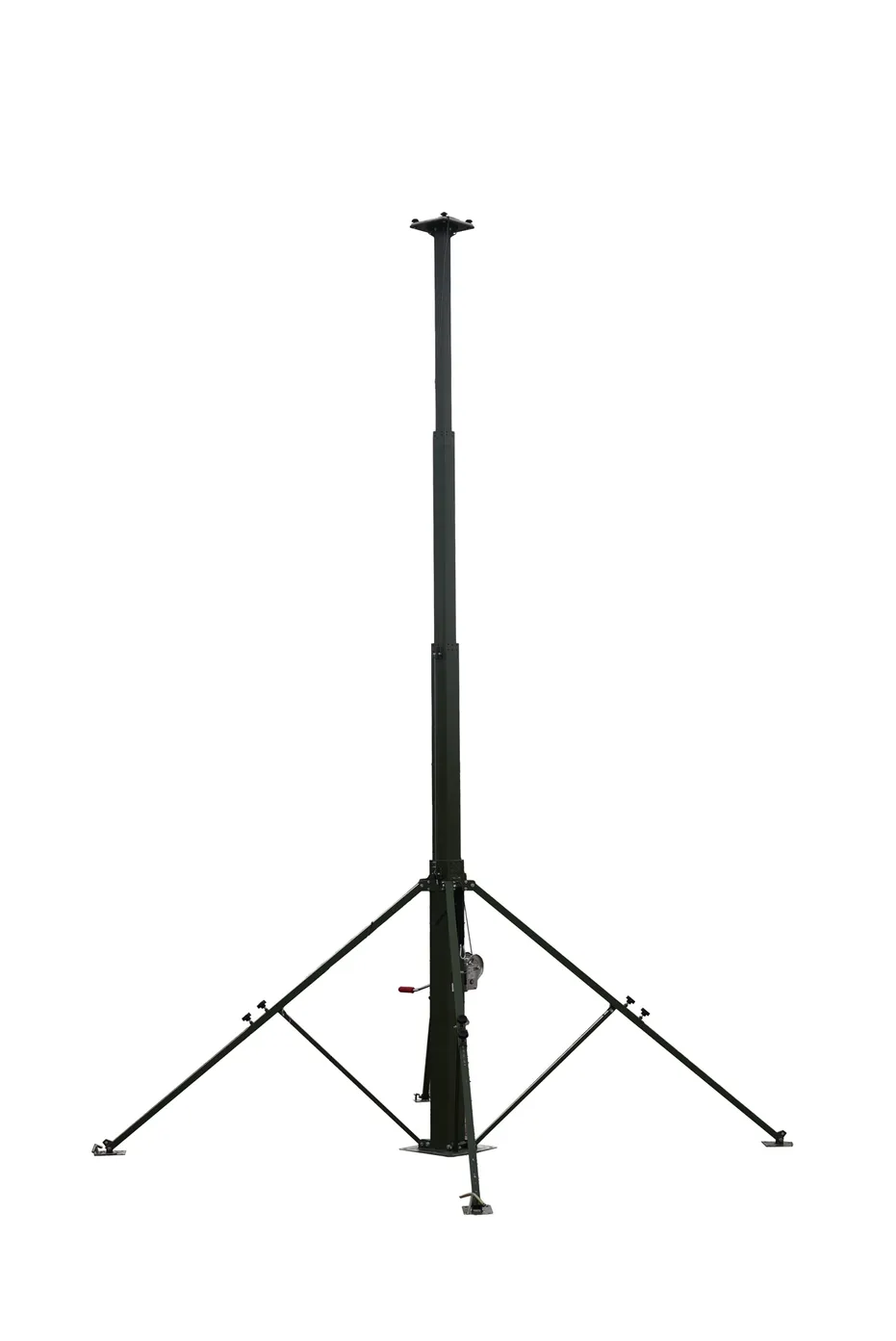 UKRSPECSYSTEMS five-meter aluminum mechanical telescopic antenna mast