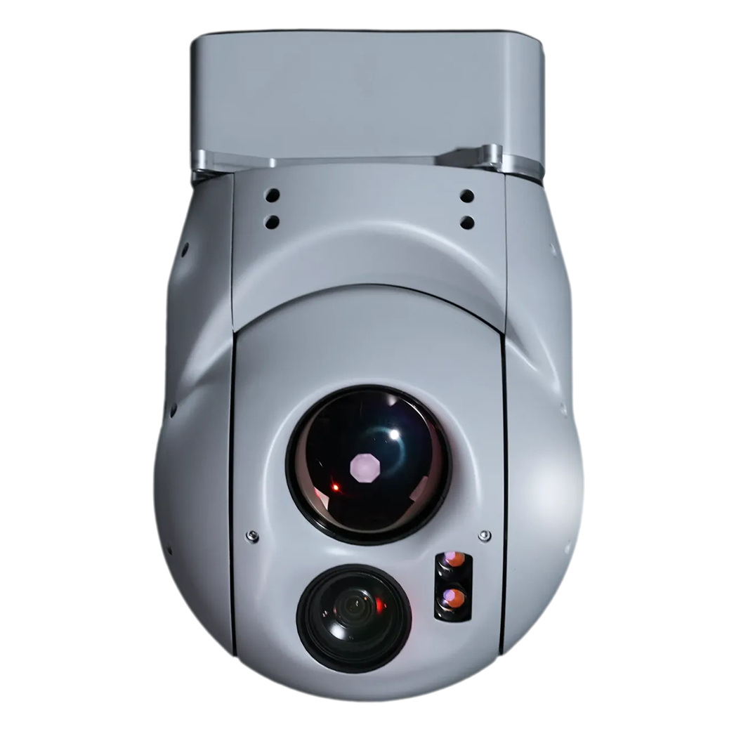 USG-405 EO_IR_LRF UKRSPECSYSTEMS USG-405 EO IR LRF triple-sensor ISR gimbal