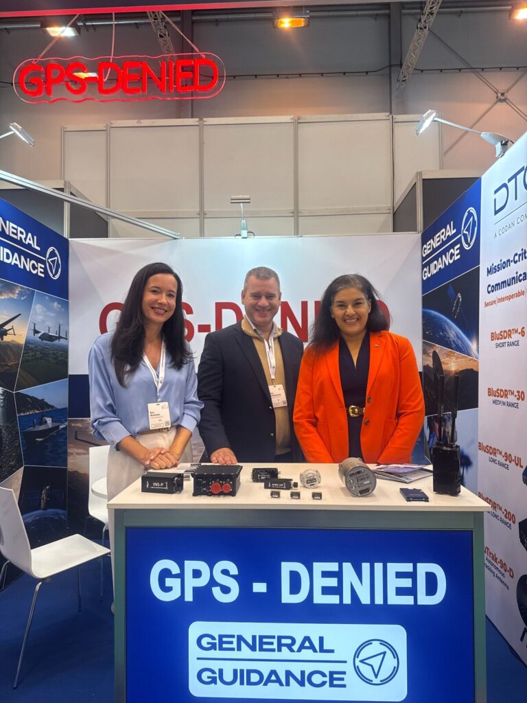 U.S. Consul General Preeti Shah visiting the General Guidance booth at EUDEX 2026 in Essen