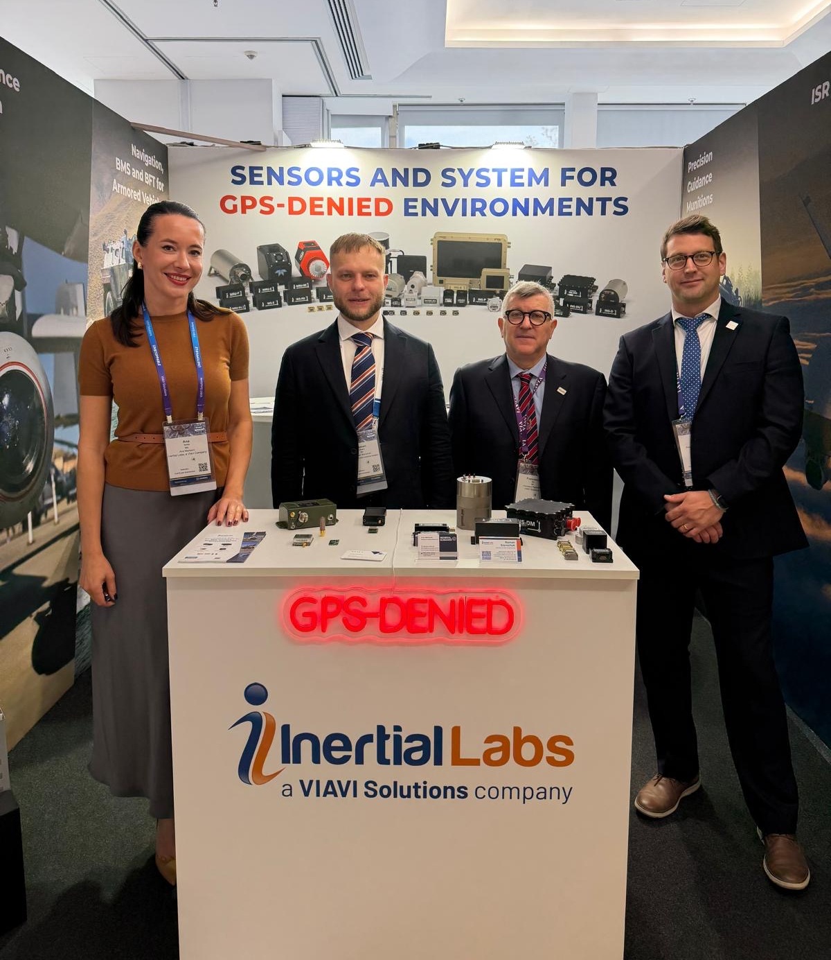 General Guidance and Inertial Labs at GSOF Europe 2026 in Rome showcasing GPS-denied navigation solutions.